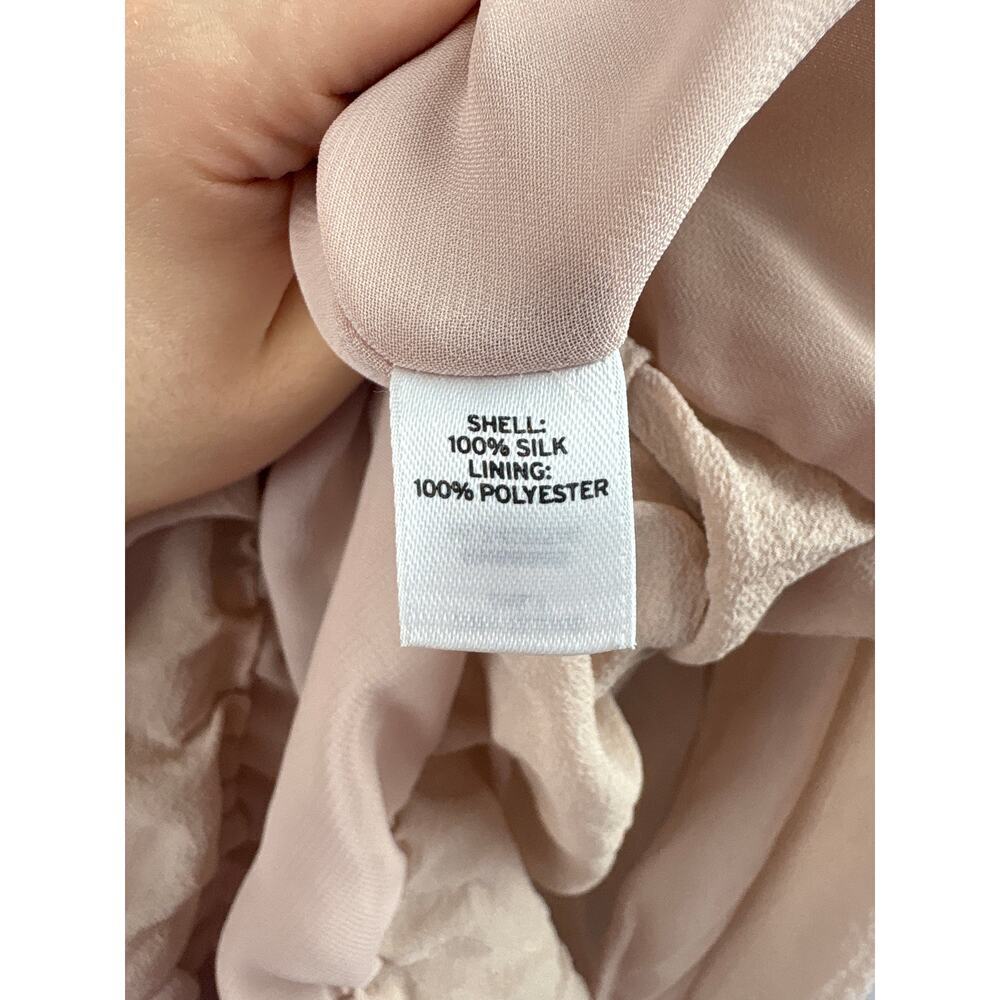 Women’s Hinge Size 1 Peachy Nude Flowy Blouse - Picture 5 of 5